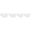 Ekena Millwork Mydland Architectural Grade PVC Running Trim, 4"H x 5/8"P x 48"L RUNP04X0625X48MYD
